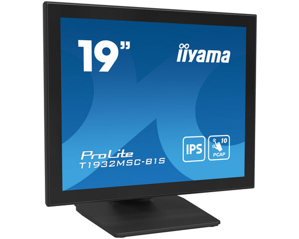 ProLite T1932MSC-B1S - 19’’ 10pt touch monitor featuring IPS panel technology
