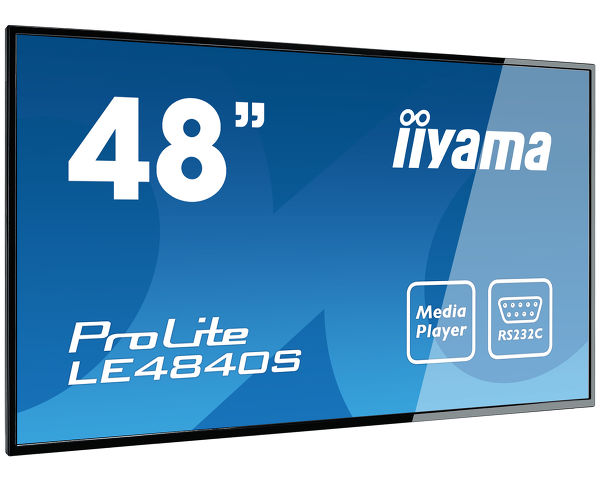 ProLite LE4840S-B1 - ProLite LE4840S - a 48” large format display with USB media playback