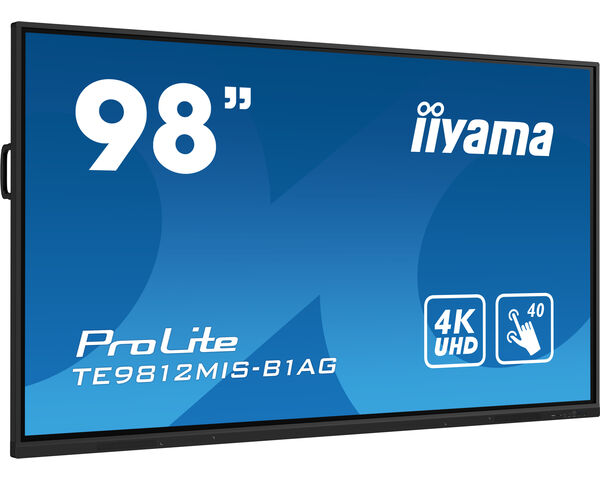 ProLite TE9812MIS-B1AG - 98" 4K UHD LCD ve entegre yazılıma sahip Akıllı Tahta