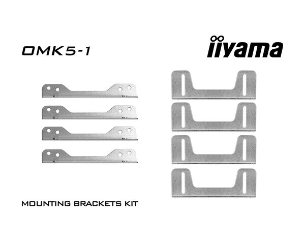 OMK5-1 - Befestigungswinkel-Kit für iiyama Open Frame TF1615MC Displays
