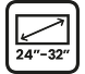 24''- 32''