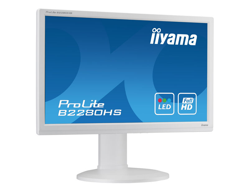 美品！高さ調整可能！iiyama PROLITE B2280HS-W1 ProLite B2280HS-W1