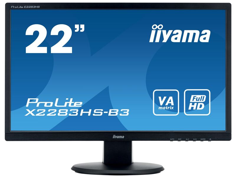 【美品】iiyama　イイヤマ　ProLite　X2283HS　モニター ProLite X2283HS-B3