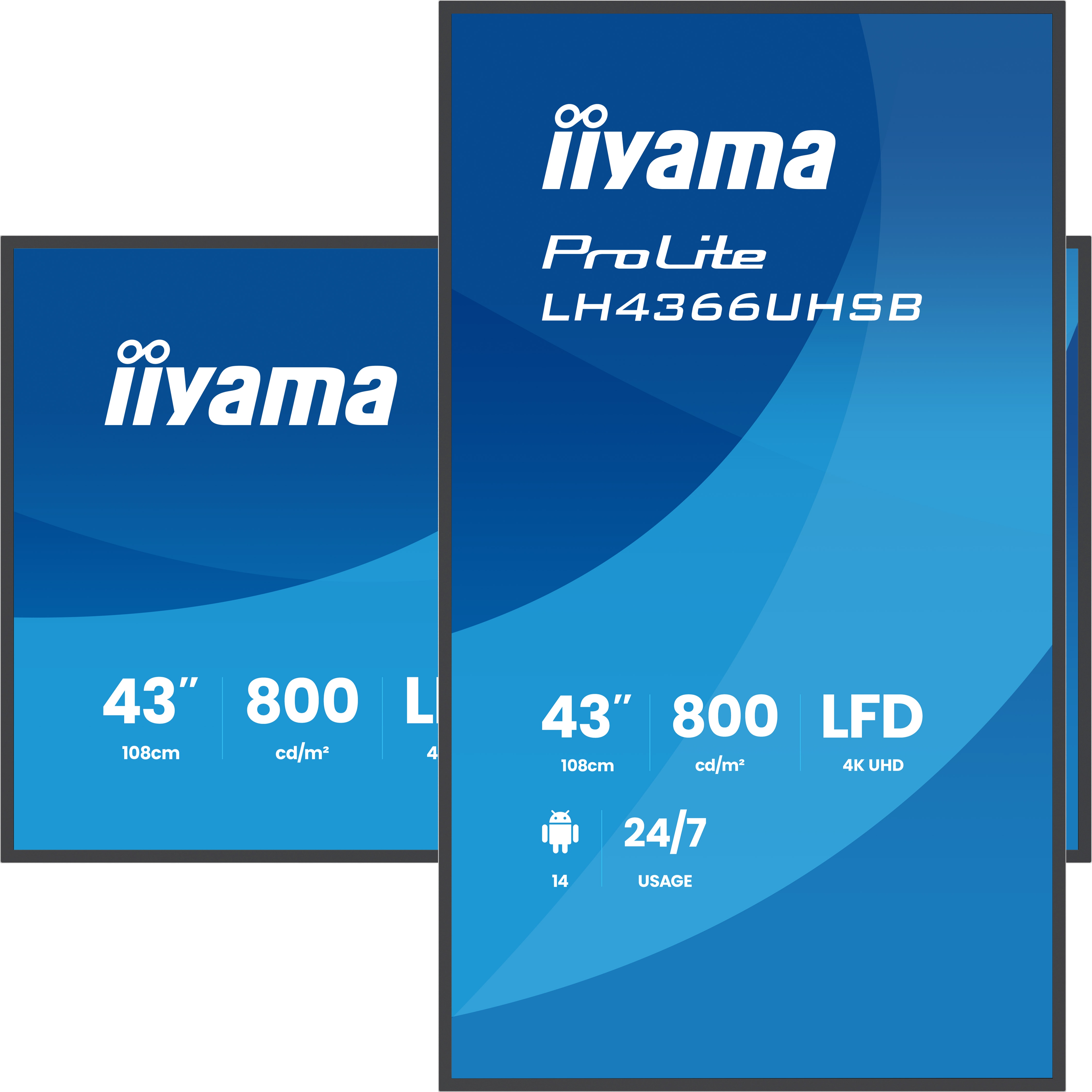 iiyama - ProLite LH4366UHSB-B1AG 43