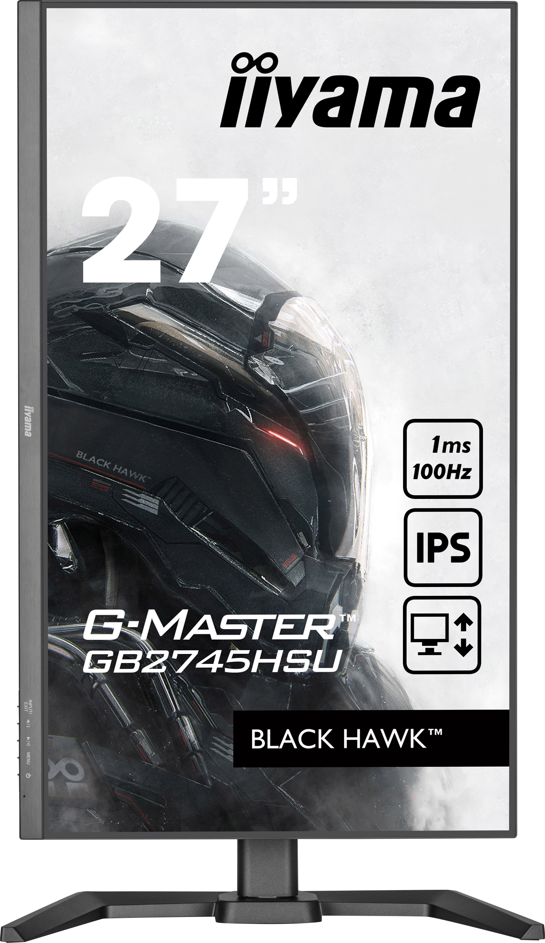 Iiyama G Master Gb Hsu B Get Ahead With The Gb Hsu Black Hawk With Ips Panel Technology