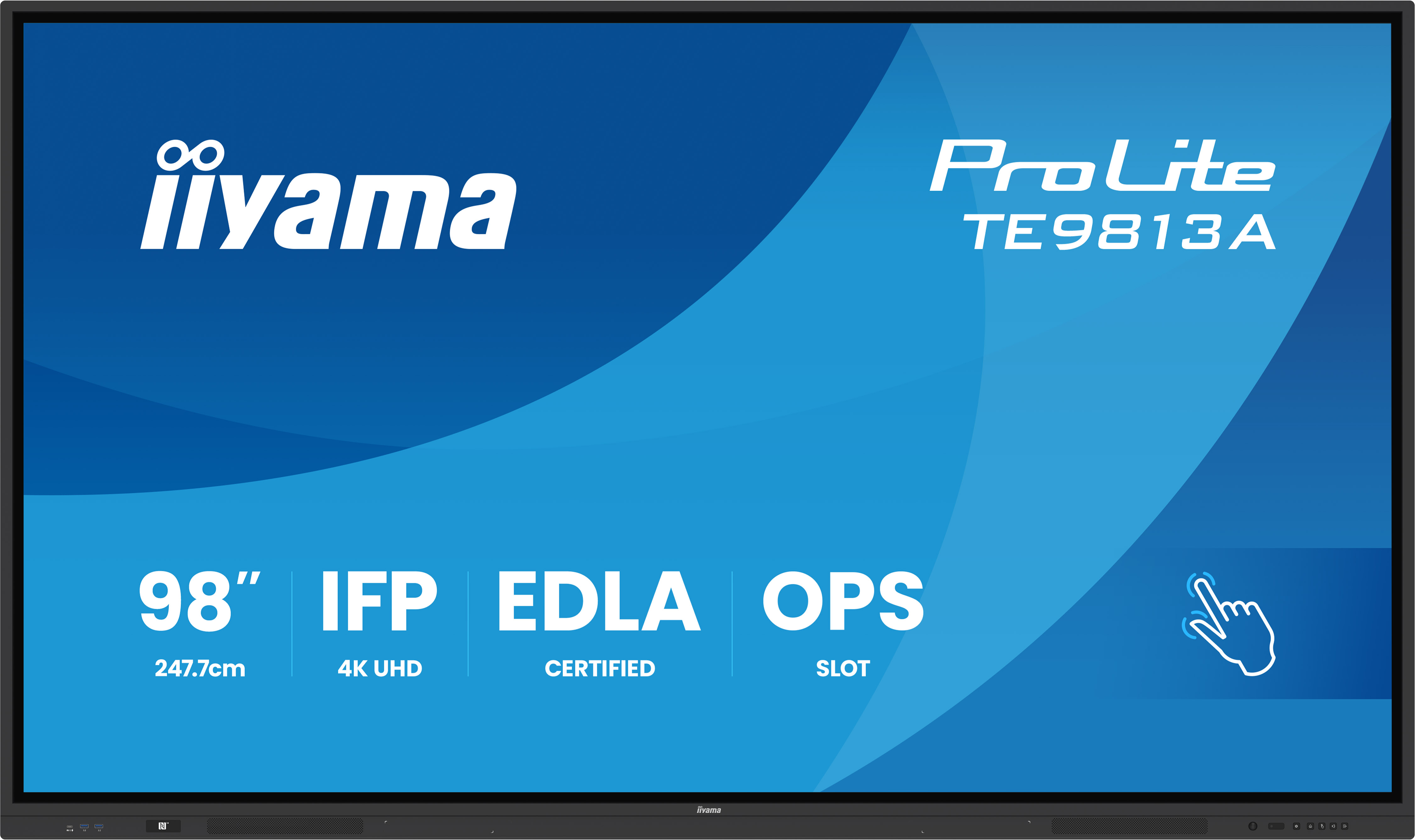 Monitor interaktywny iiyama TE9813A-B2AG 98 cali – widok produktu