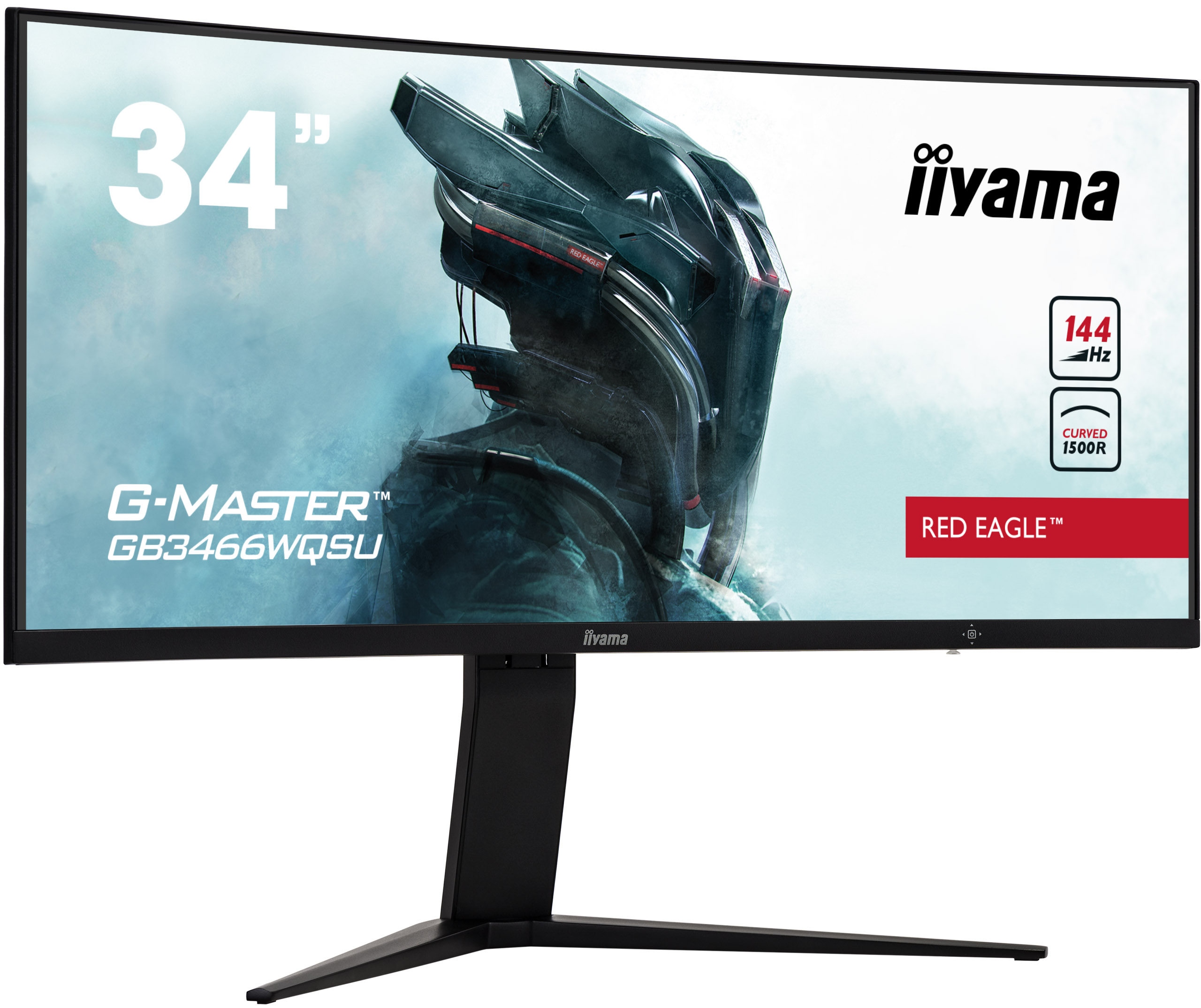 iiyama - G-Master GB3466WQSU-B1 Immerse yourself in the game with the  curved GB3466WQSU Red Eagle with FreeSync Premium Pro.