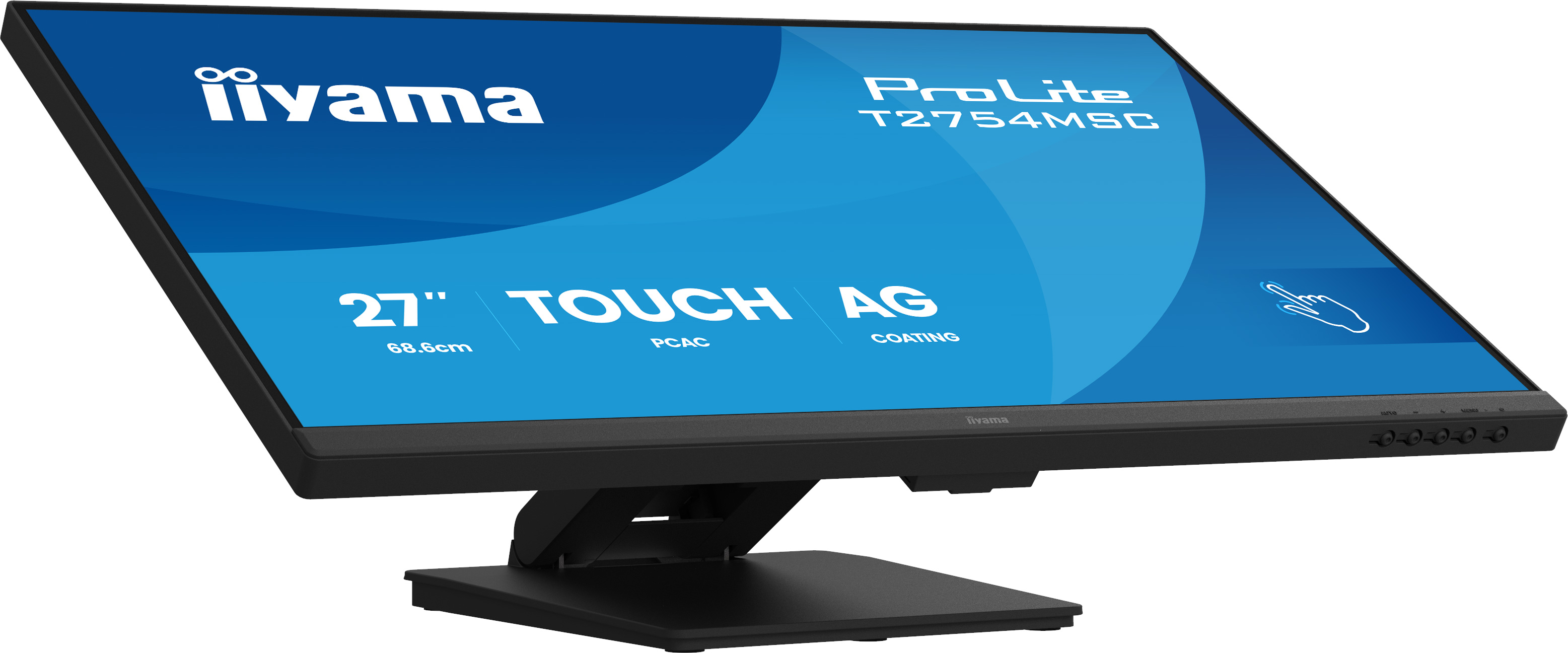 iiyama - ProLite T2754MSC-B2AG 27” InCell PCAP 10pt touchscreen monitor ...