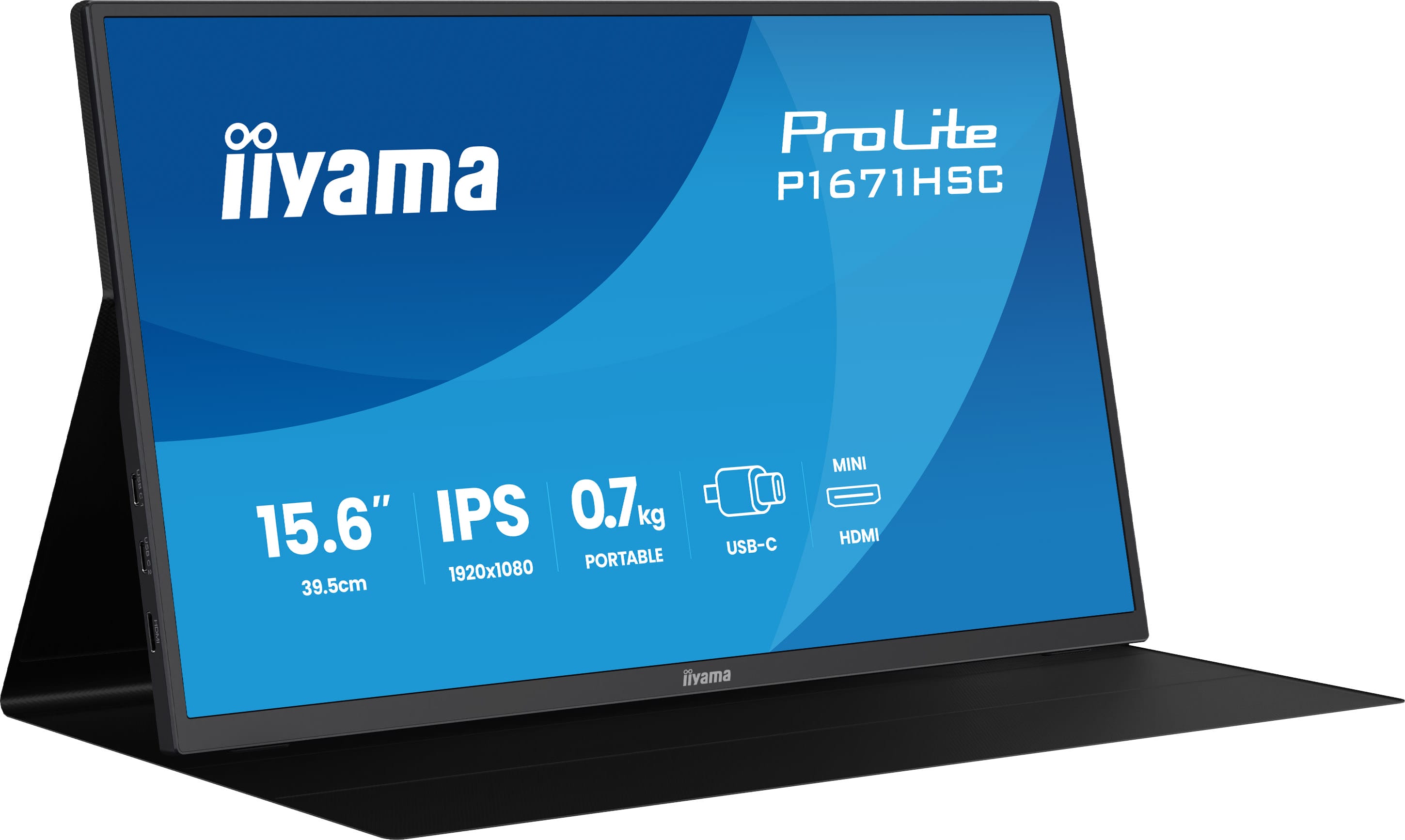 iiyama - ProLite P1671HSC-B1 15.6″ portable Full HD IPS monitor