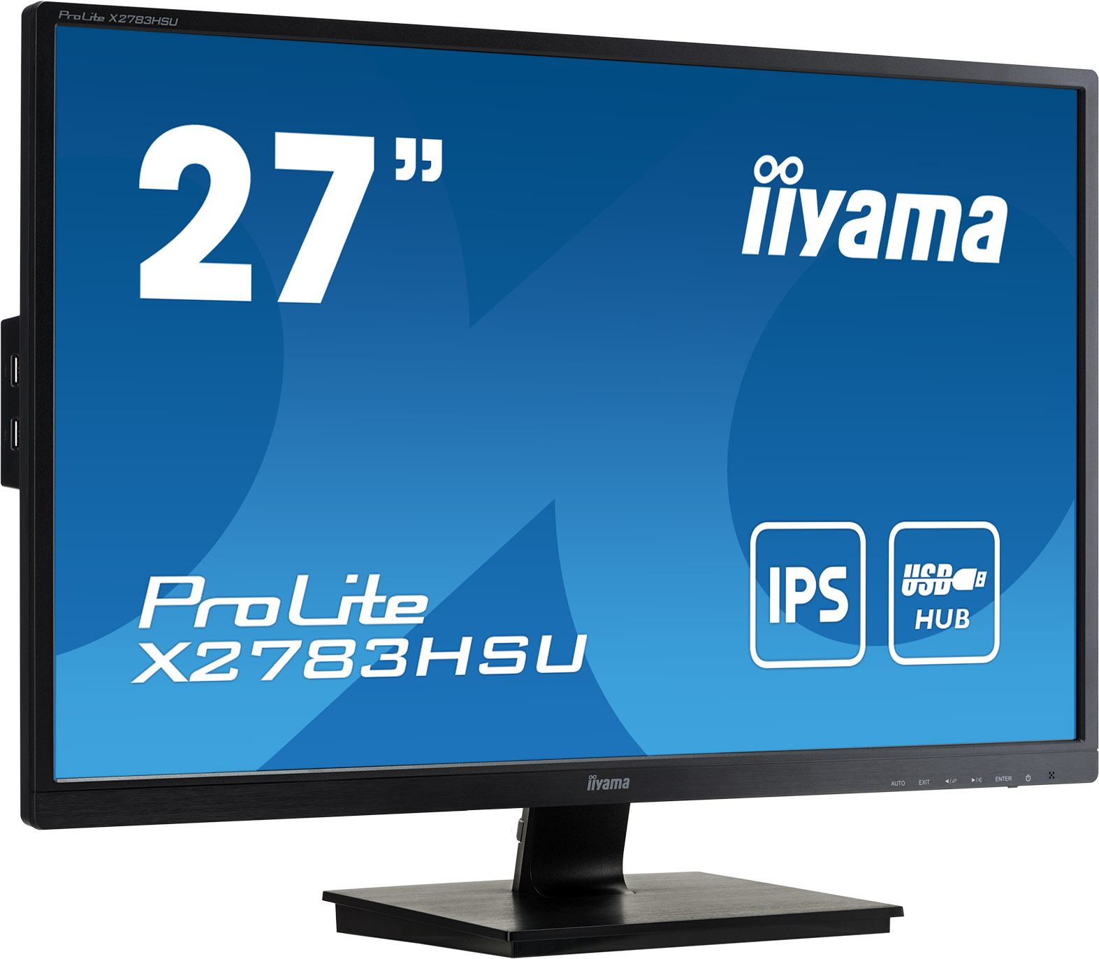 iiyama - ProLite X2783HSU-B6 27” Full HD IPS monitor with triple