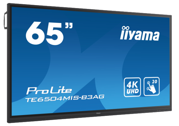 ProLite TE6504MIS-B3AG - 65" Interaktivni  4K UHD LCD dodirni ekran sa integrisanim softverom za beleške