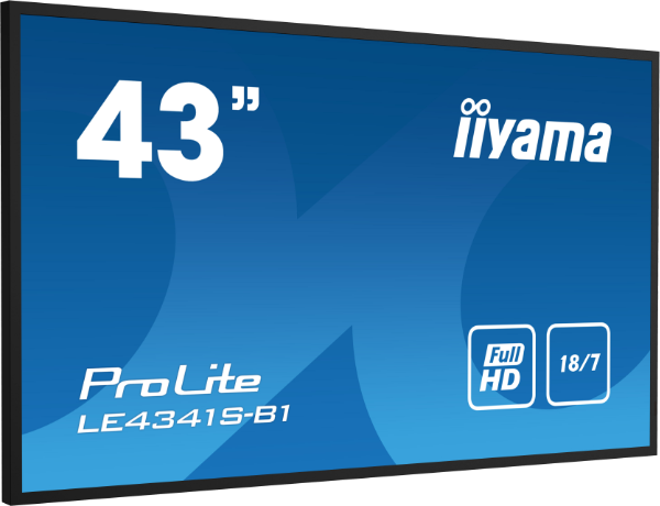 ProLite LE4341S-B1 - 43“ Professioneel Full HD Digital Signage display met USB media playback